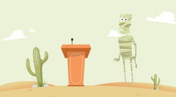 A mummy lost in the desert looking for content hacking.