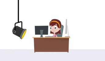 A kid coding websites with two laptops.