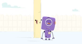 A online bot is surprised of talking with no one.