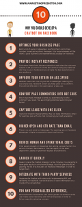 Top 10 why an online chatbot infographic